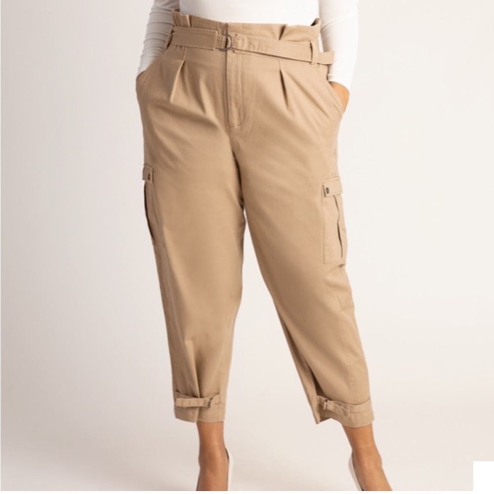 Eloquii Khaki Pocket Pant size 22